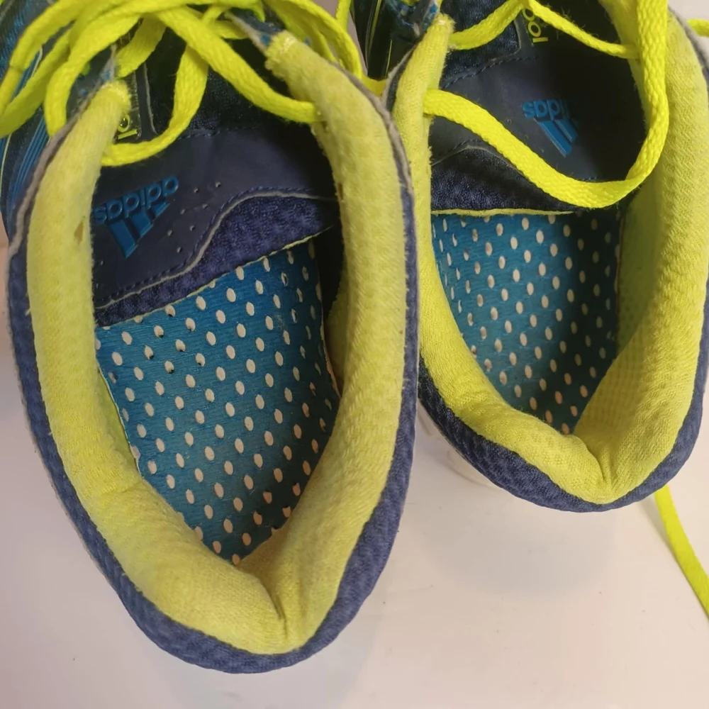 Adidas Climacool G66657 Men's‎ 8.5 Blue & Yellow Sneaker Running Shoes Sports